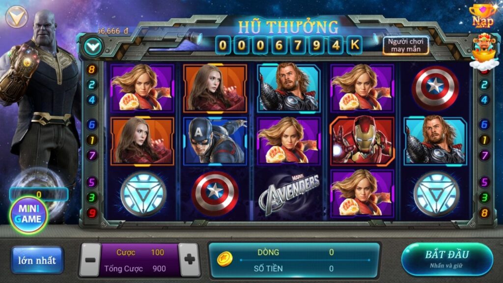 Cách quay hũ avengers go88