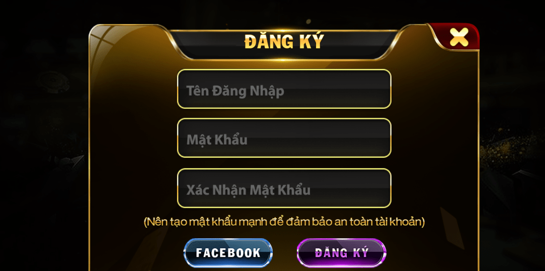 giao diện đăng ký go88