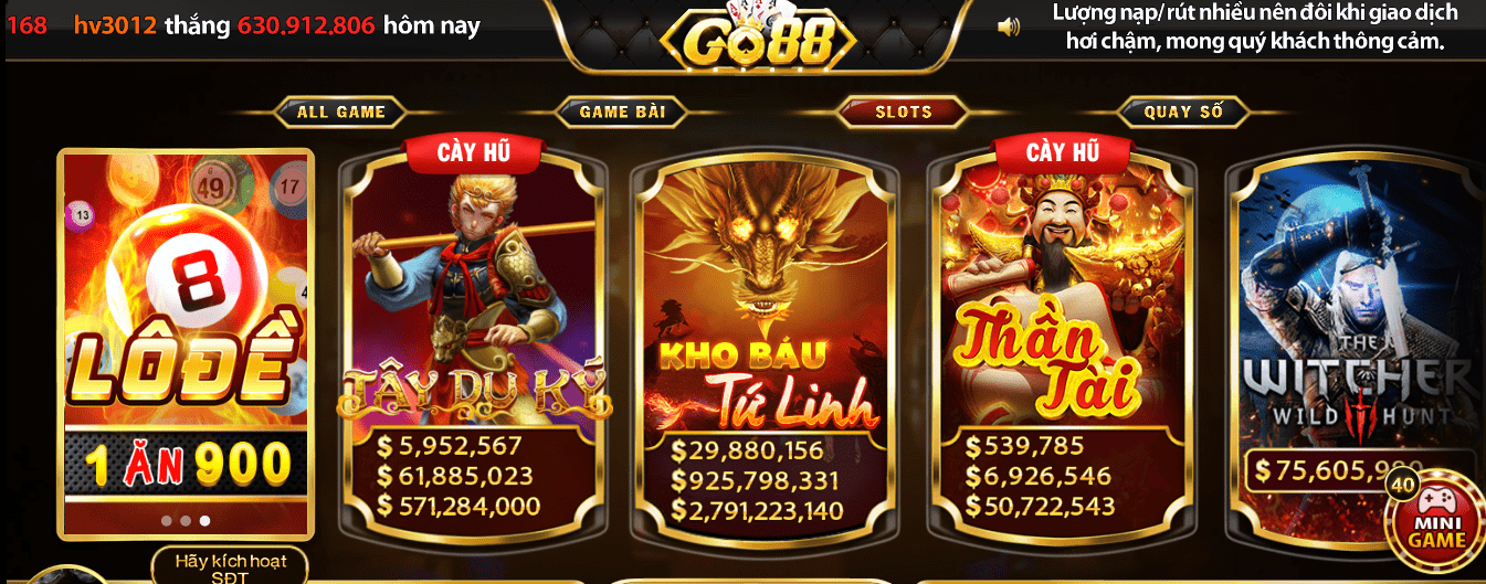 kho game đổi thưởng go88
