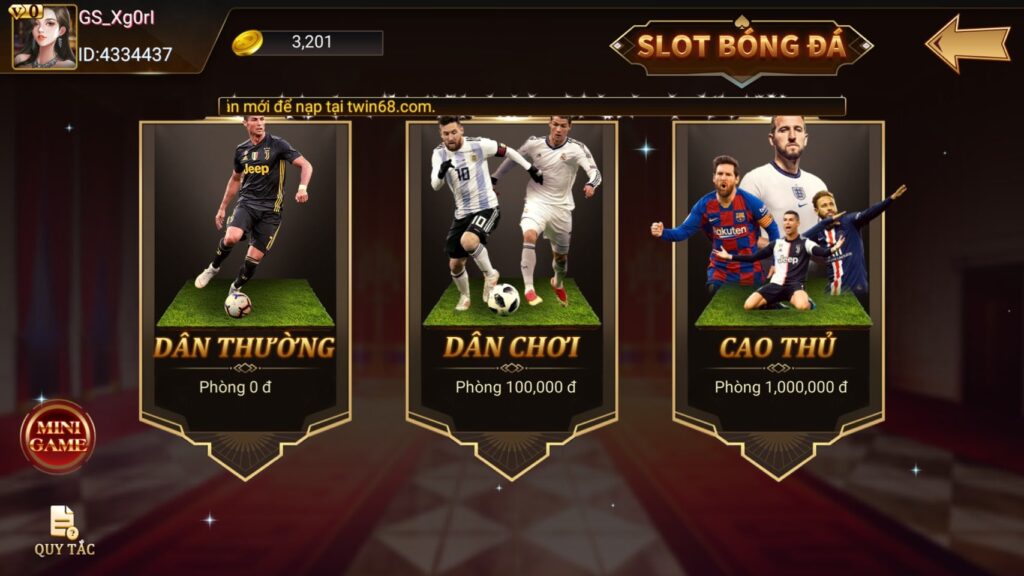 Sảnh game slot bóng đá go88