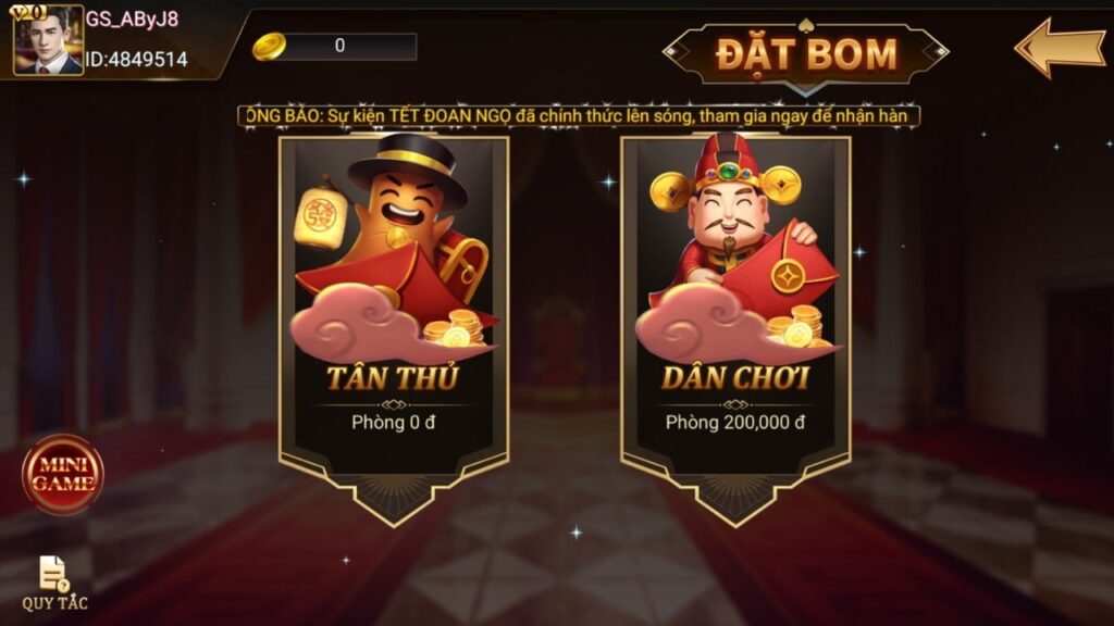 Sảnh game đặt bom go88