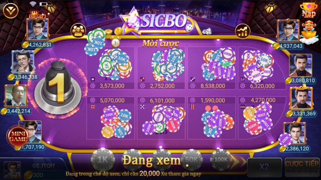 Sảnh game sicbo go88