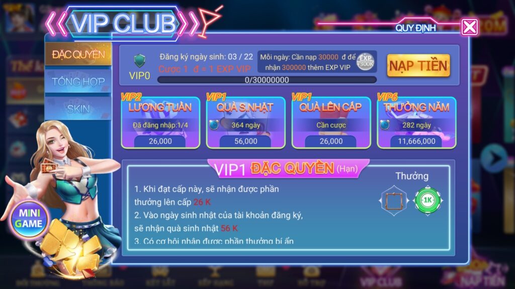 Sự kiện Vip Go88